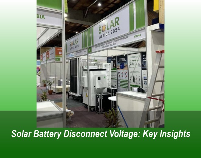 Solar Battery Disconnect Voltage: Key Insights